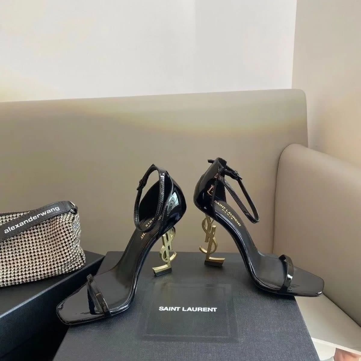 YSL Heels close-up detail 2