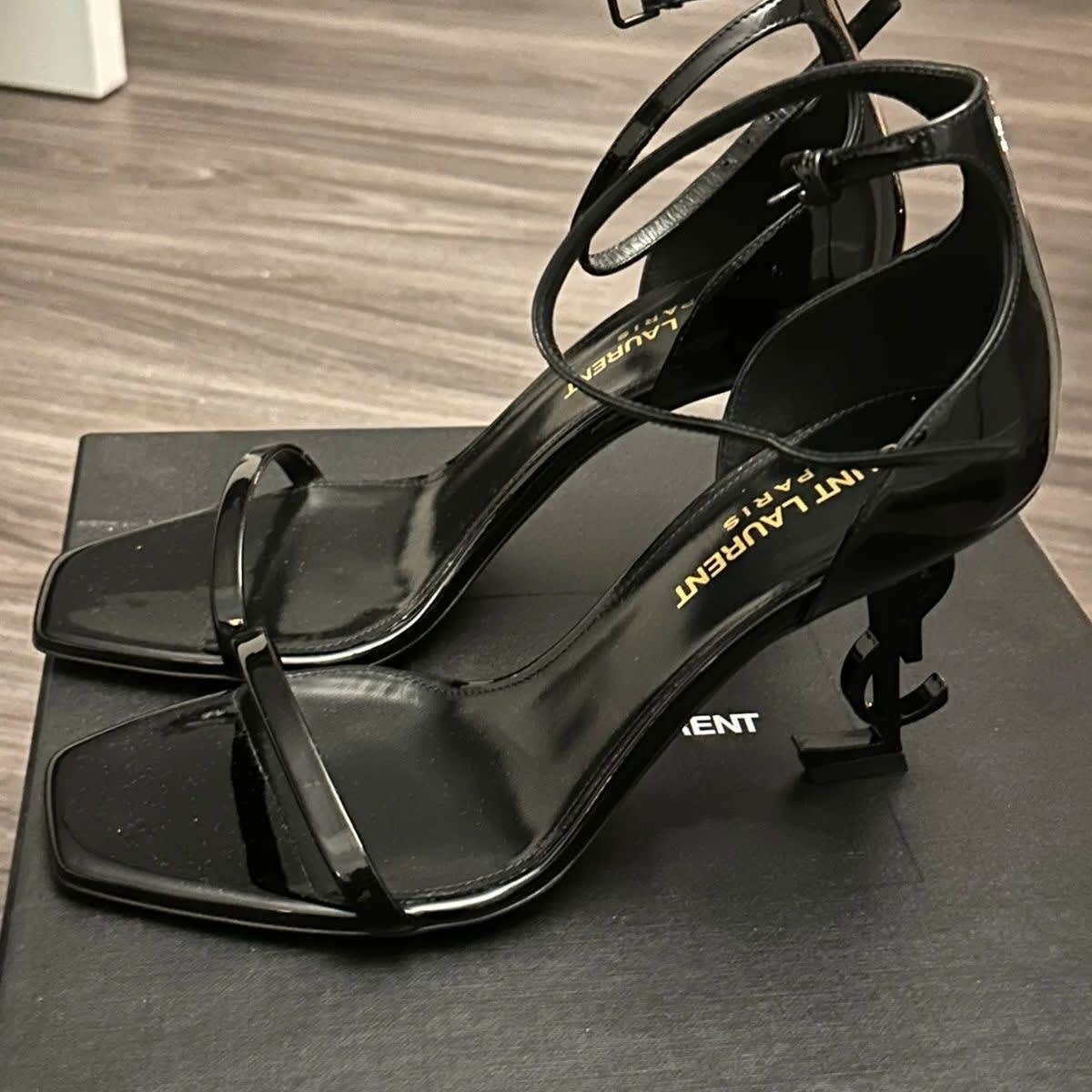 YSL Heels close-up detail 6