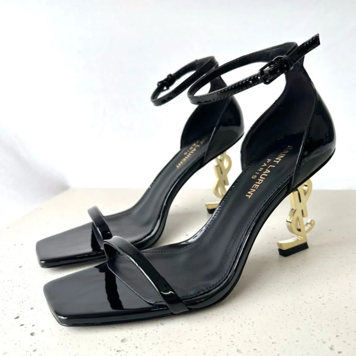 YSL Heels close-up detail 1